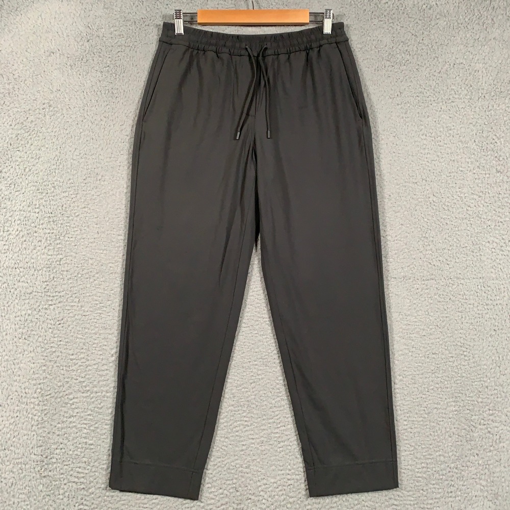 Lululemon Jogger Pant Women's 4 Dark Grey Athleisure Stretch Mid-Rise Tapered